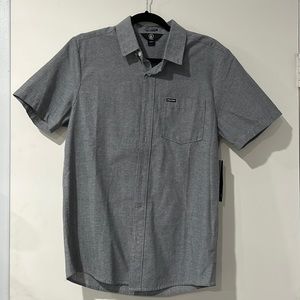 NWT Volcom Mens Short Sleeve Button Down